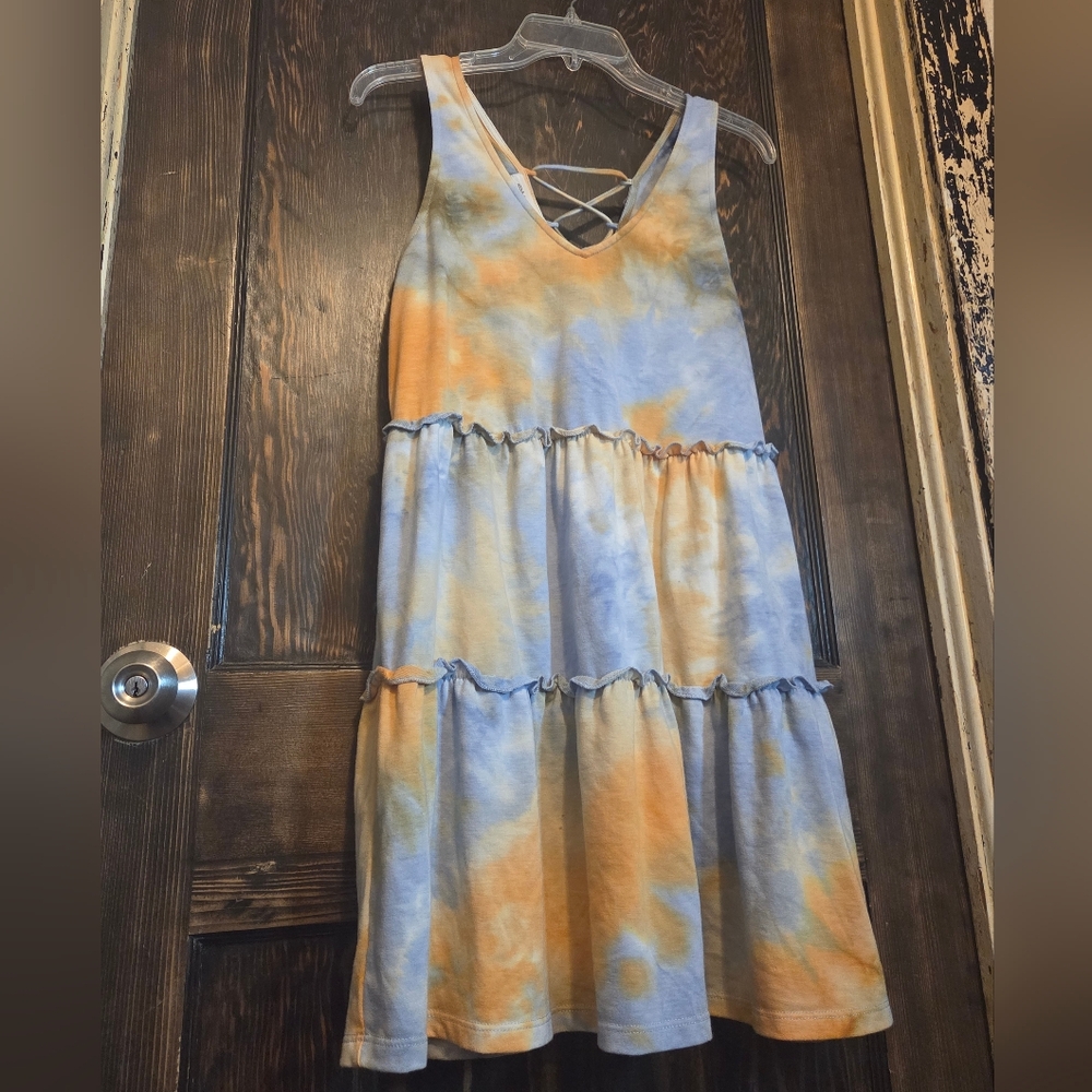 Stitch & Pine Women's Sleeveless Tie-Dye Mini Dress
